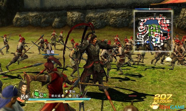 真三国无双7 with 猛将传 寿春之战说服张飞的方法