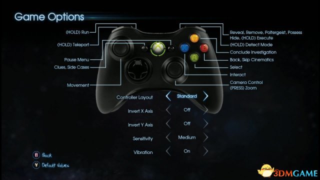 谋杀:灵魂疑犯 XBOX360按键操作方法一览 怎么操作