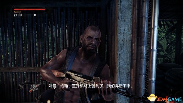 第一滴血:游戏版 最后关两辆坦克的打法 怎么打坦克