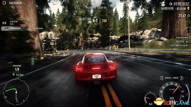 极品飞车18:宿敌 提升画质技巧 1080P实现4K画质