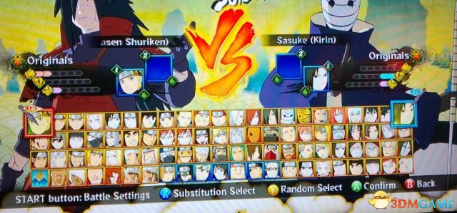 火影忍者:究极风暴3 PC版 全人物一览