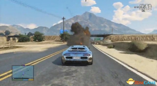 侠盗猎车5GTA5 小富的山脊逃亡之路 吊炸天