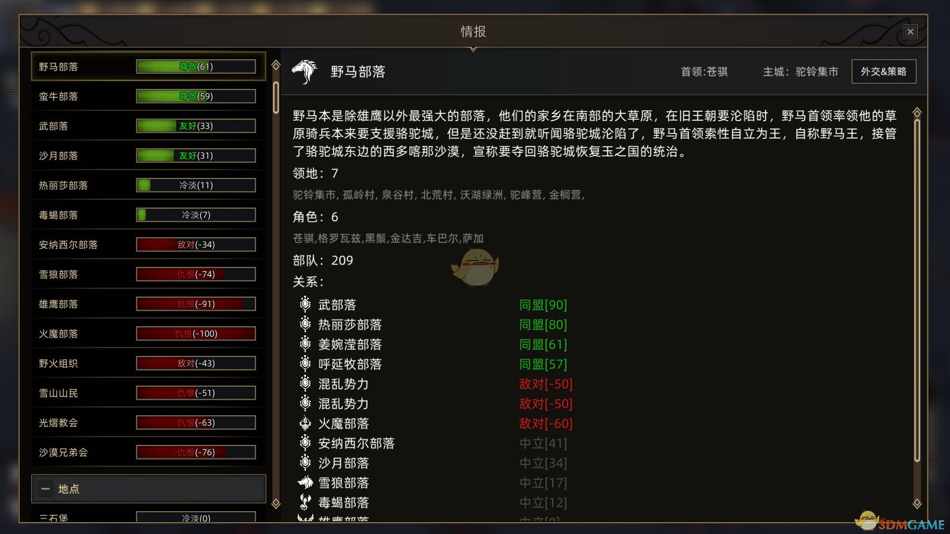 《部落与弯刀》队友何疆定位及评价分享